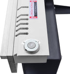 KAKA INDUSTRIAL Magnetic Sheet Metal Brake,48-Inch Electro Metal Brake Bender, 6-Ton 16-Gauge Box and Pan Brake, 220V Single Phase with Foot Pedal Control Siding Brake, Includes Clamp Bars EB-4816B