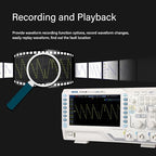 Rigol DS1104Z-S Plus Digital Oscilloscope 100Mhz Bandwidth,4 Channels,1GSa/s Sampling Rate,24Mpts Memory Depth,16 Digital Channels,Built-in 25MHz Function/Arbitrary Waveform Generator