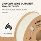 Official Creality Hyper PLA Filament 1.75mm, High Speed PLA 30-600mm/s 3D Printer Filament, Dimensional Accuracy +/-0.02mm, Fit Most FDM 3D Printers，1KG(2.2lbs) Spool White