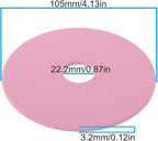 2PCS 105mm x 22.2mm x 3.2mm Grinding Wheel Disc for Chainsaw Sharpener Bench Grinder Replacement
