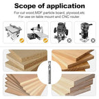 FivePears Up Cut Spiral Router Bit for CNC, 3/8 inch Cutting Diameter and 1-1/4 inch Cutting Length 3/8 inch Shank Carbide End Mill Router Bit for Wood Carving Engraving Grinding Grooving