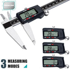 Kynup Micrometer Caliper Tool, 12Inch Digital Caliper, Vernier Caliper with Stainless Steel, Large LCD Screen, Auto - Off Feature, Inch Metric Fraction Conversion