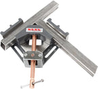 KAKA INDUSTRIAL AC-60 Angle Clamp Vice, Lightweight, Easy Operation, Solid Construction 90-Degree Welding Clamp for Woodworking, Photo Framing, and Welding