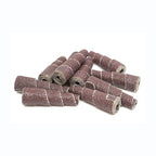 Benchmark Abrasives Aluminum Oxide Tapered Cartridge Roll for Blending Deburring Polishing High-Tensile Materials Ferrous Alloys - (1/2" x 1-1/2", 80 Grit)
