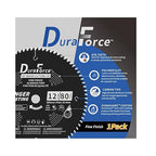 12-Inch 80-Tooth Fine Finish Professional Woodworking ATB Saw Blade with DuraGuard Anti-Stick Coating for Miter and Table Saws (DF1200SP80)