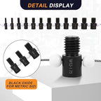 Nut & Bolt Thread Checker - 26 Male/Female Gauges - 14 Inch & 12 Metric for Quickly Checking Nuts and Bolts Inch or Metric and Verifying The Size