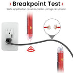 Non-Contact AC Voltage Tester Pen, AC up to 1000V, LED Flashlight, Buzzer Alarm for Live/Null Wire Judgment