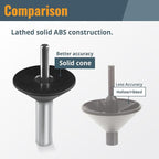 POWERTEC Router Centering Pin and Cone Set 2PK for Porter Cable Style Router Sub Bases with 1/2" & 1/4" Ends, Calibrate Router Base Plates, Centering Template Guides on Routers & Accessories, 71833-P2