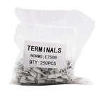 Fidioto 20AWG Wire Ferrules, 250pcs White AWG20 Insulated Ferrule Crimp Pin Terminal Kit for Electrical Projects