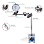 KATSU Tools Dial Indicator with Magnetic Base 0-1.0" Tester Gauge 0.001" Precision, Fine Adjustment, Professional Measuring Toolkit in Storage Case 401112