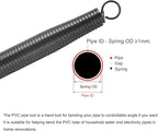 MECCANIXITY Spring Tube Bender OD 26.6 mm/1.0" Steel Spring Pipe Bending Tubes 520 mm/20.5" Long for 1" PVC Pipe(ID 27.6 mm) Home Renovations, Electrician Wiring Bending Pipe