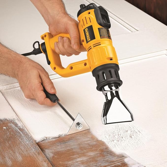 DEWALT Heat Gun with LCD Display & Hard Case/Accessory Kit (D26960K), Yellow