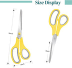Scissors Bulk 48 Pack,8" Multipurpose Heavy Duty Sharp Scissors,Stainless Steel Sewing Craft Shears for Home Office High/Middle School, Xnluothsk