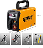 HONE ARC Welder 110V/220V, Actual 140Amp Stick Welder, Digital IGBT Inverter LCD Display Welding Machine with Hot Start Arc Force Anti-Stick, High Efficiency for Welding Rod 1/16-1/8-Inch