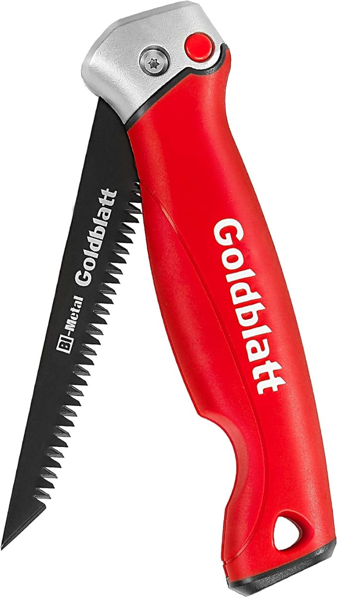 Goldblatt Folding Drywall Saw, Jab Saw, Hand Saws with Soft Grip Handle, Sheetrock Saws for Wallboard, Drywall, Plywood and PVC