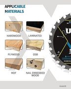5-1/2-Inch 24&48-Tooth Circular Saw Blade with 10 mm Arbor, Framing & Ultra Finish Wood Cutting, Carbide Tip, Thin Kerf, for Plywood, MDF, OSB, Laminated, 2 Pack