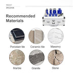 SHDIATOOL Diamond Drill Core Bits,Tile Drilling Core Hole Saw Cutter Beveling Chamfer for Porcelain Marble Ceramic Granite with SDS Plus Adapter 9pcs(6/6/6/20/25/35/50/10-35MM/SDS)