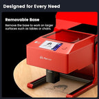 AlgoLaser 3W Laser Engraver Machine: Portable & Smart with 3.5" Touch Screen, Hand Drawing/Wireless/SD Card/Offline Engraving, AlgoOS 2.0 Self Developed System for Wood, Acrylic, Leather