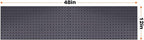 Ultrawall 2 Pcs Metal Pegboard Wall Panels, Peg Boards for Garage Tool Storage