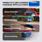 3 x 21 Inch Sanding Belts, 16 Pcs Assorted Grits (60/80/120/240), Zirconia Sanding Belts for Metal Polishing, Woodworking, Derusting