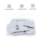 20Pcs D/UK-2.5BG End Cover for DIN Rail Mounted Terminal Block, PA6 Rail Mounted Terminal Block End Cover