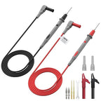 BINTA Multimeter Test Leads Kit for Home DIY, Electrical Test, Car Maintenance, Test Leads Kit with Replaceable Test Probes, Alligator Clips, Insulated Cap, Wrench CATIII 1000V 20A