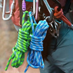 SEAMUS 8mm (5/16in) Prusik Accessory Cord 15M (50ft) UIAA Rock Climbing Rope 14Kn High Tensile Strength Rock Climbing Accessories Cord Double Braid Nylon Cord for Mountain Tree Climbing,Fire Rescue