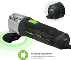 GALAX PRO 2.4Amp 6 Variable Speed Oscillating Multi-Tool Kit with Quick-Lock accessory change, Oscillating Angle:3°, 28pcs Accessories and Carry Bag
