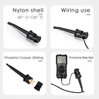 Test Hook Clip, Multimeter Test Lead Kit Hook Clip Probe Mini Grabber for Circuit Testing PCB IC