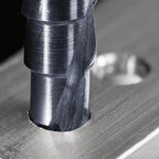Four Spiral Flute Step Drill Bit, 1/8" - 1/2"(13 Sizes) 1/4" Hex Shank Cobalt Step Drill Bit Fully Coated with TiAlN for Metal, Stainless Steel, Aluminum, Plastic