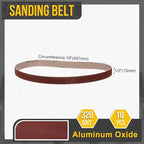 1/2 x 18 Inch Sanding Belt, 30 Pcs 320 Grit Knife Sharpener Belts Work Sharpening for Belt Sander Knife Carving Tool Metal Working