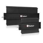 Saker Contour Duplication Gauge-Adjustable Lock -Precisely Copy Irregular Shape -Irregular Welding Woodworking Tracing - Must Have Tool for DIY Handyman, Construction(10 Inch+5 Inch) (Black)
