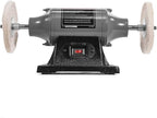 XtremepowerUS 6-Inch Electric Polisher Benchtop Buffer Grinder Motor Polishing Grinder Machine Dual Buffer