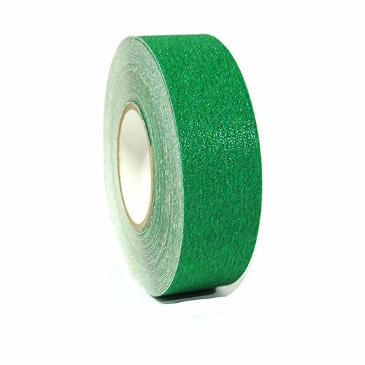 GGR Supplies T.R.U. NST-20C Green Non-Skid Tape 6 in. Wide x 60 ft. Length Safety Way 60 Grit Anti Slip Traction Tape 32 Mil No Slip