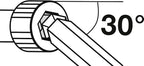 PB SWISS TOOLS Allen Key Set PB 212.LH-10 | 100% Swiss Made | 9-Piece Long Hex Key Set Size 1.5-10 mm for Screwdriving Work in Industry and Handcraft