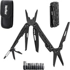 NexTool Multitool, 11 in 1 Multi Tool with Needle Nose Pliers, Scissors and Screwdriver Bits, Stainless Steel Multi Tool Pocket Knife with Safety Locking for Camping,Fishing,Hiking, Mens Gifts Unique