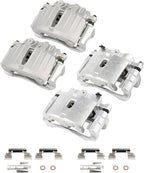 cciyu Front & Rear Disc Brake Calipers Assembly w/Bracket For Cadillac 2002-2006,For Chevy 2000-2006,For GMC 2000-2006 18-B4729 18-B4728 18-B4764 18-B4765