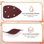 1000 Grit Mouse Sander Sandpaper, Jamiikury 5 Hole Detail Sander Sandpaper Palm Sander Paper Mouse Sanding Pads Hook and Loop Sanding Sheets - Pack of 20