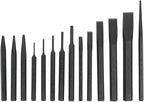 Mayhew Pro 61044 Punch and Chisel Kit, 14-Piece,Black
