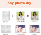 Photo Puzzles for Gift, Pets, Festivals, Weddings, Family Gatherings, Adult Customized Puzzles Jigsaw (Vertical or Horizontal) (None) (1000.PC (Vertical/Horizontal))