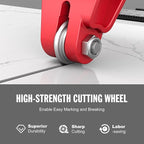 SHIJING 48-inch Manual Tile Cutter,48 inch,Porcelain Ceramic Tile Cutter with Tungsten Carbide Cutting Wheel,Tile cutter