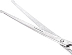 Tweezerman 9" Pet Grooming Scissors with Safety Round Tips, Professional Curved Grooming Shears for Medium to Large Dogs