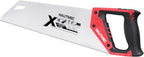 HAUTMEC 14-Inch X-Sharp Pro Hand Saw, Universal Wood Saw with 12 TPI Triple Ground Teeth, Thickened Carbon Steel Blade & Ergonomic Handle, Multi-Use Handsaw for Wood, Plastic, Drywall, PVC – HT0295
