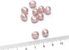 Natural Pearl Beads Potato 8-9mm Purple Freshwater Cultured Loose Gemstone Beads for DIY Jewelry Making 13.8''/Strand HQ