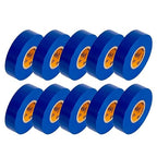 GTSE Blue Electrical Tape, 240 Rolls Bulk Box – Waterproof, Industrial Grade Vinyl, 3/4 in x 66ft– Strong Self-Adhesive PVC Electric Tape for Wire Insulation, 7 Mil, 600V – UL/CSA Listed