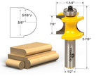 YONICO 13116 5/8-Inch Bead Bullnose Router Bit 1/2-Inch Shank