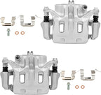 cciyu Front Left & Right Brake Calipers Assembly w/Bracket 19B2870 19B2871 For Infiniti 2006-2019,For Nissan 2009-2020