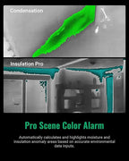 P2W 640x480 Super Resolution Thermal Camera with Dual-Camera, 256x192 IR Resolution Thermal Imaging Camera, 3.5" Touch Screen,Wi-Fi,8MP Visible Camera, Video and Audio Recording