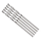 Drill Bit, 1.1mm Cutting Diameter, 4241 HSS 118° Cutting Angle Uncoated Bright Versatile Jobber Bits - (Applications: for Drilling Plastic Wood Soft Metal), 5-Pieces