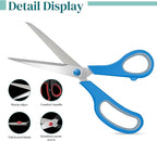Scissors Bulk 48 Pack,8" Multipurpose Heavy Duty Sharp Scissors,Stainless Steel Sewing Craft Shears for Home Office High/Middle School, Xnluothsk